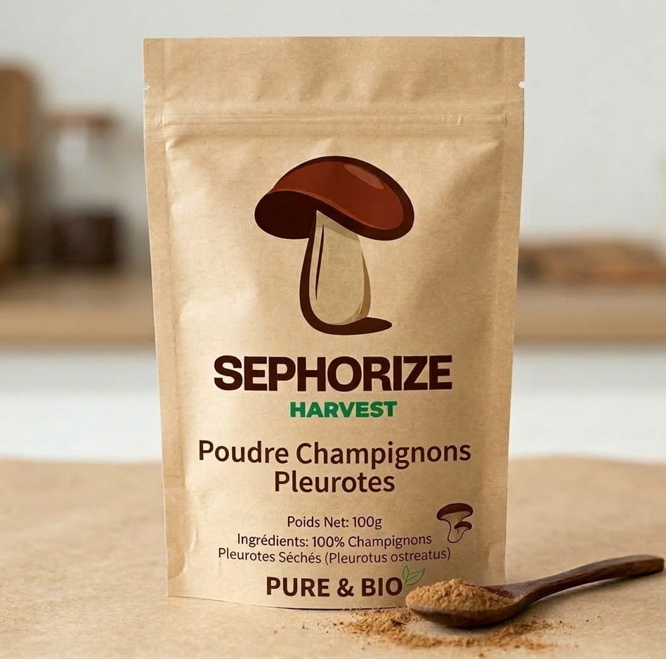 sephorize harvest propose dess champignons frais cultivés à kinshasa.